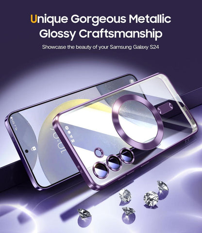 Magnetische Samsung Galaxy S24 Hülle mit Kameraschutz