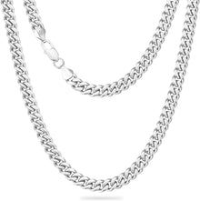 Panzerkette Herren Edelstahl mit Diamantschliff 14K Goldkette