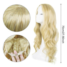 Lange Gewellt Hellblond Perücke für Frauen