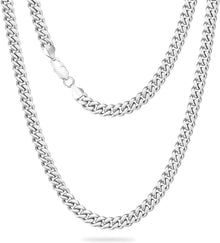 Halskette Edelstahl Panzerkette Diamantschliff Cuban Chain Goldkette