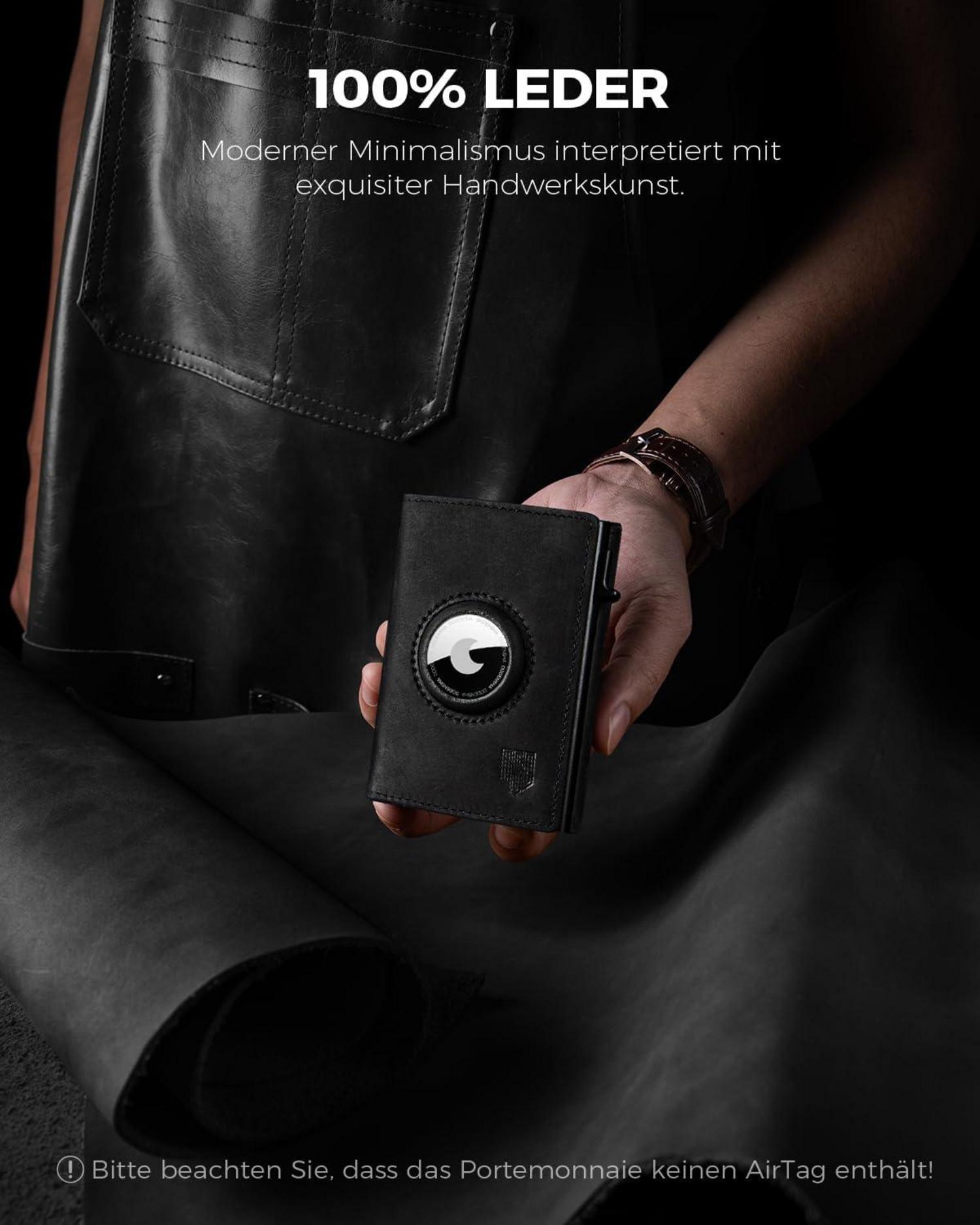 DODENSHA® MagSnap RFID Wallet Herren mit Schutz I Smart Wallet für 10+ Karten I