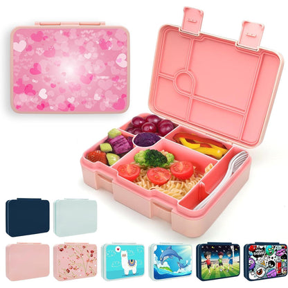 Auslaufsichere Brotdose mit Fächern 1300ml Bento-Box Kinder