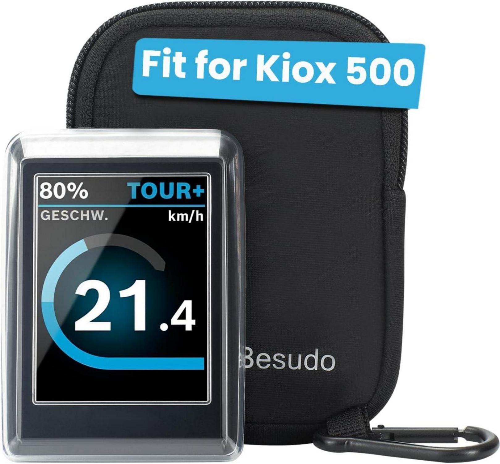 Displayschutz-Set für Kiox 500 Display - Schutzhülle mit Neoprentasche