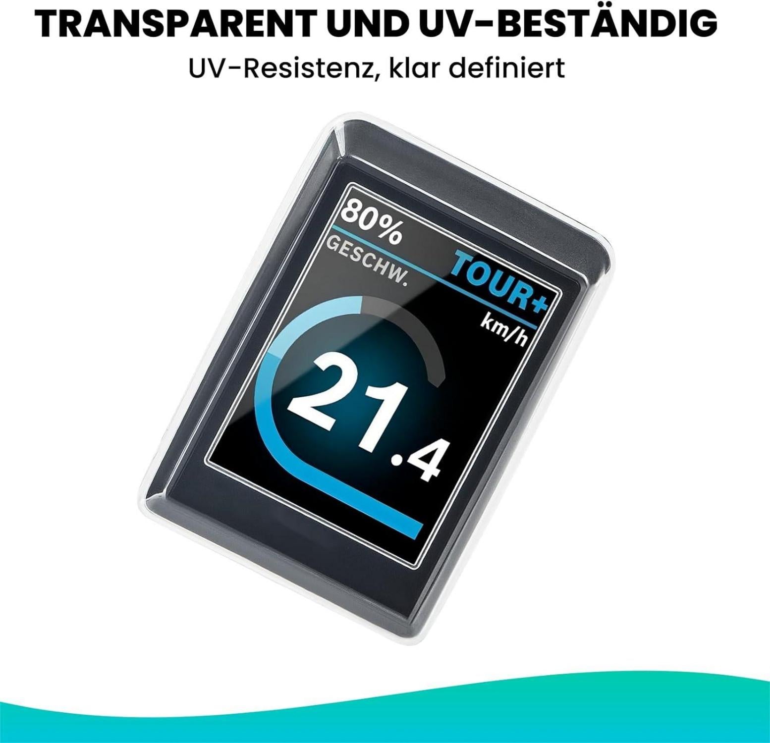 Displayschutz-Set für Kiox 500 Display - Schutzhülle mit Neoprentasche