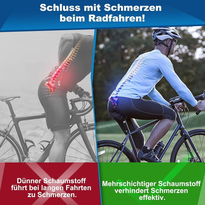 TOPTREK Fahrradsattel Herren Damen Memory-Schaum Bequem City