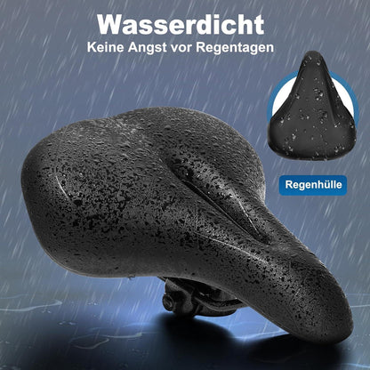 TOPTREK Fahrradsattel Herren Damen Memory-Schaum Bequem City