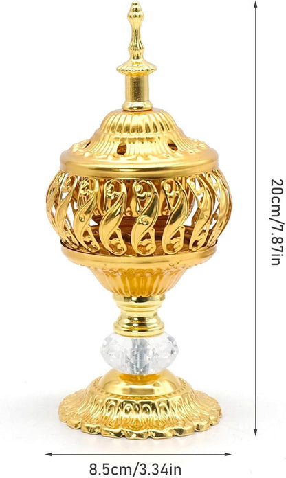 Brenner Bakhoor Räucherstövchen Weihrauch Arabisch Vintage Metall