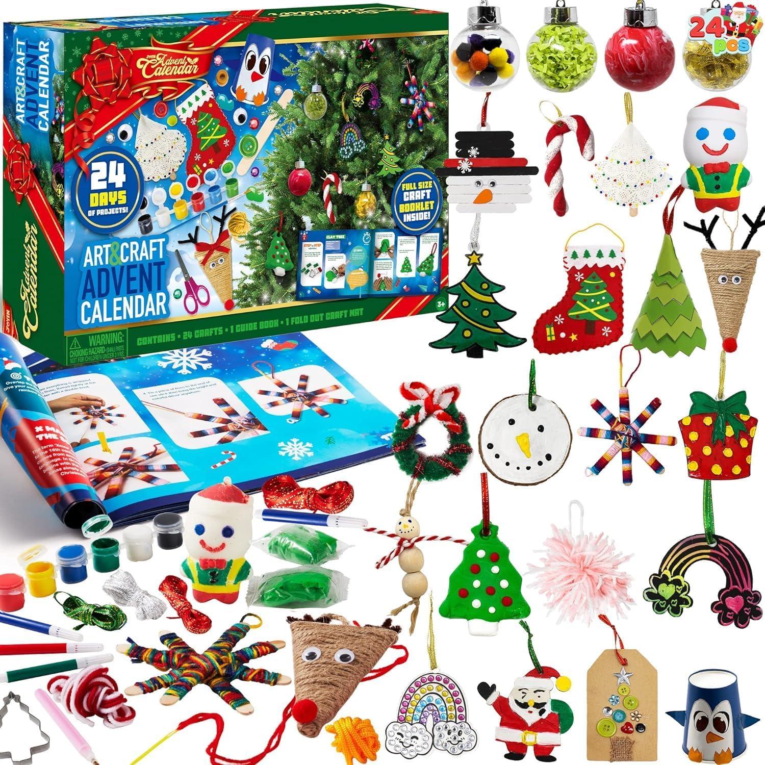 24-tägiger Weihnachts-Kunst- und Bastel-Adventskalender 2023