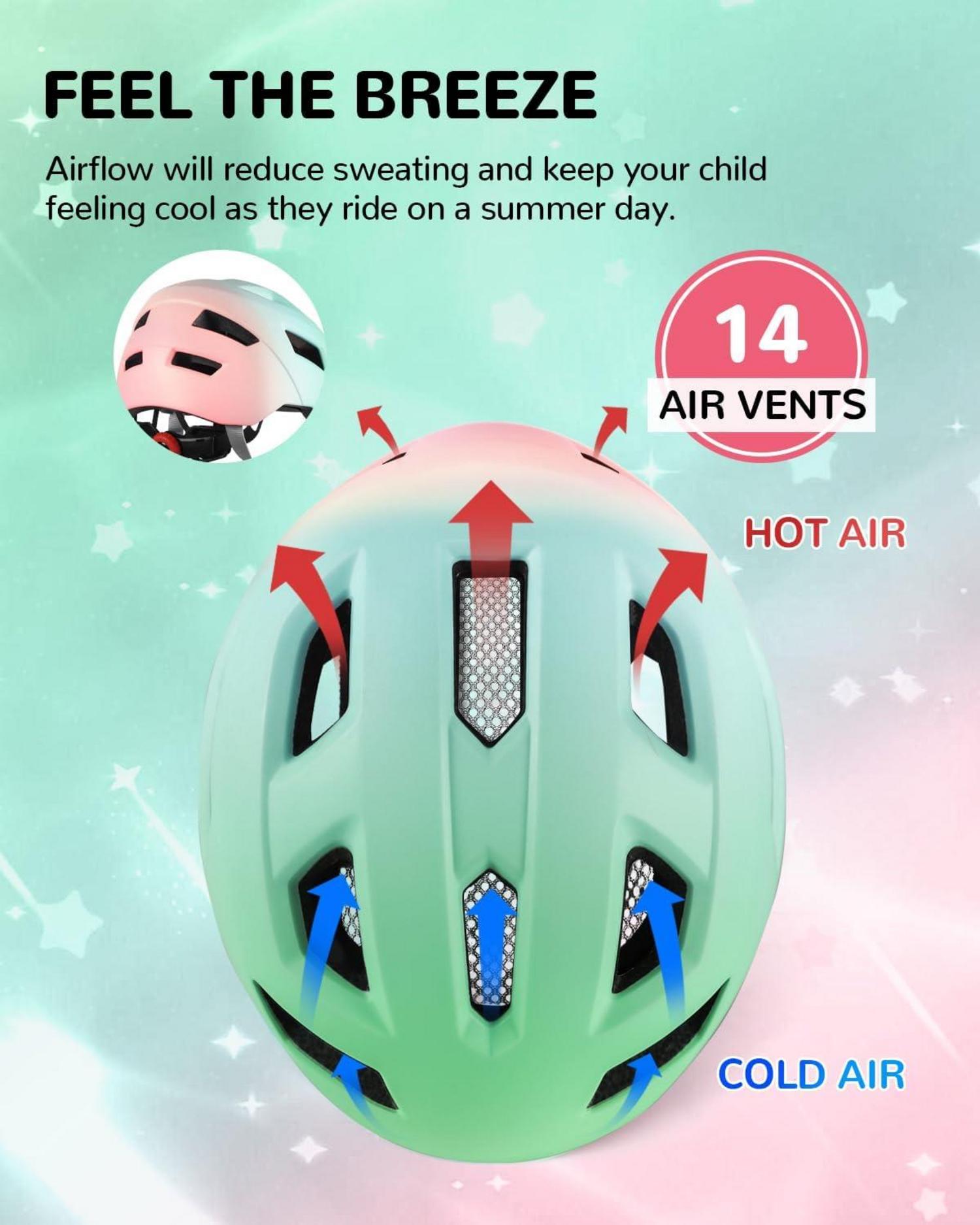 Fahrradhelm Kinder Mädchen Jungen Kinderhelm Radhelm