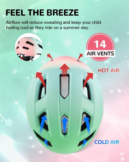 Fahrradhelm Kinder Mädchen Jungen Kinderhelm Radhelm