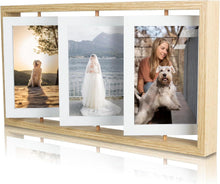 Drehbarer Bilderrahmen Holz 10x15 Fotorahmen Geschenk für