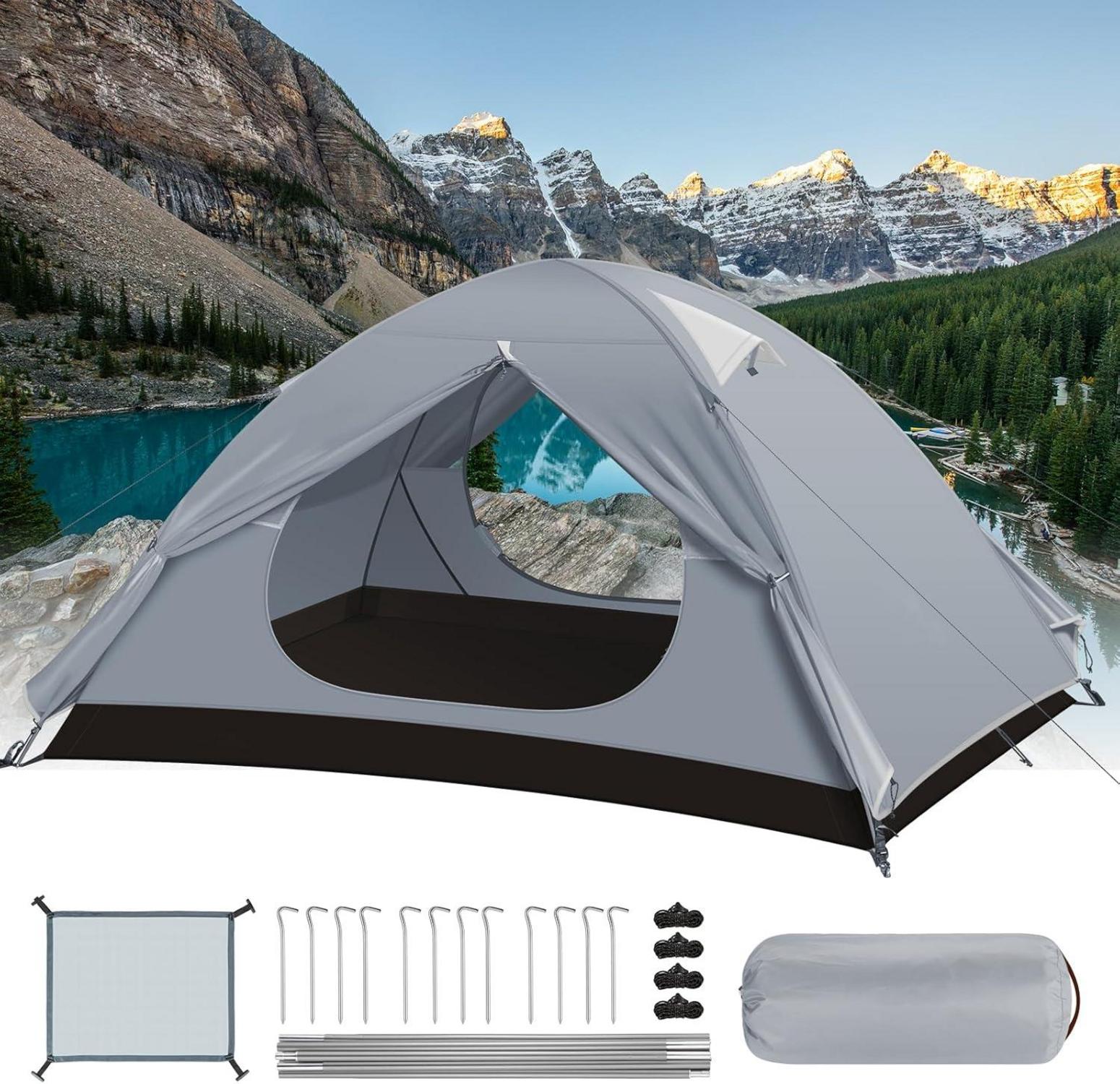 Ultraleichtes Camping Zelt, Kuppelzelt 2-3