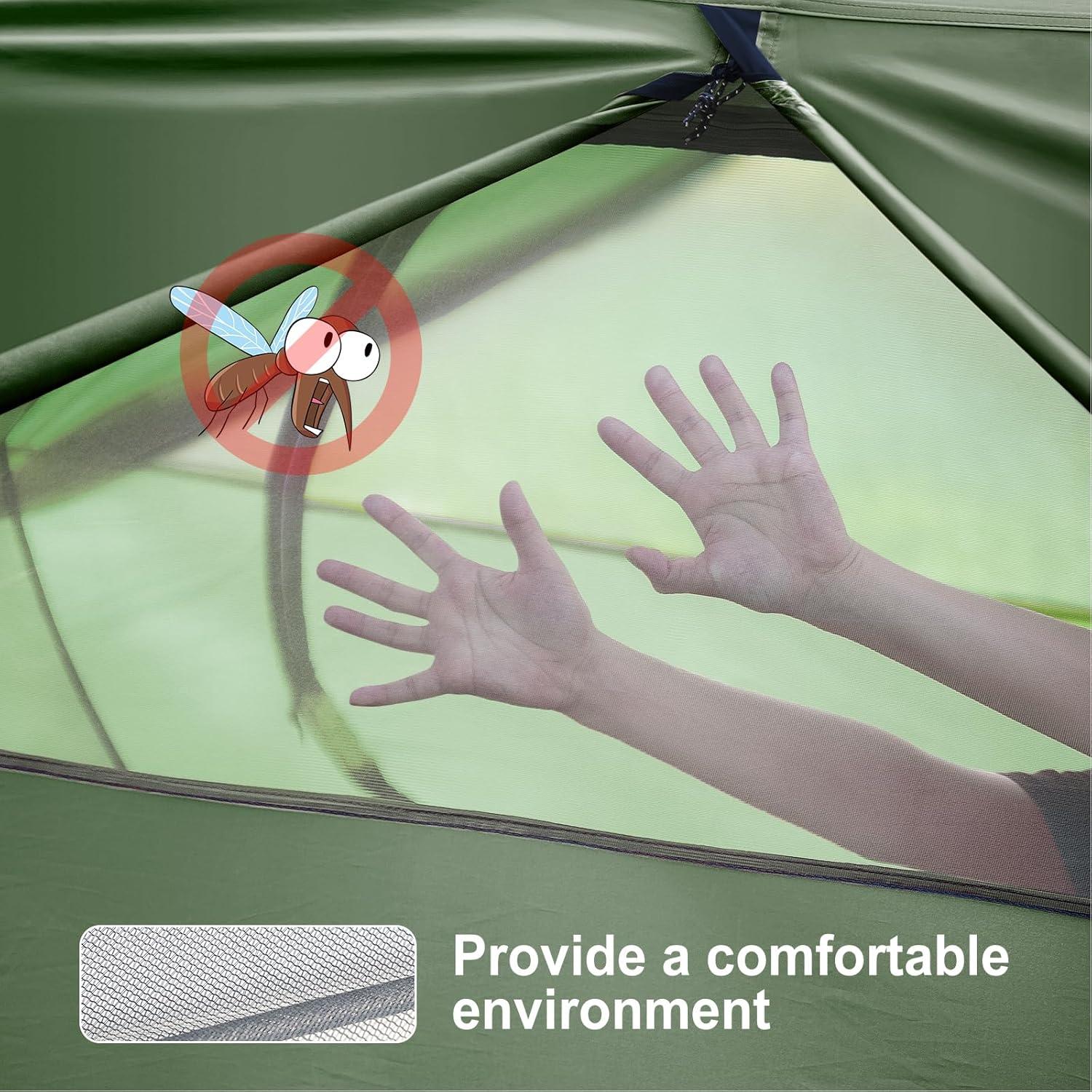 Ultraleichtes Camping Zelt 2-3 Personen Wasserdicht UV-Schutz