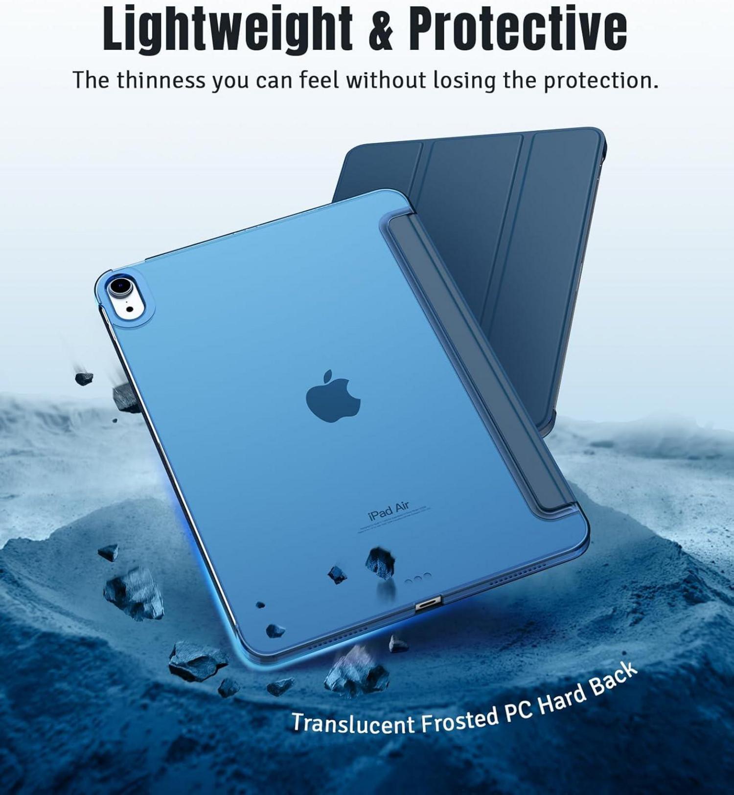 Schutzhülle iPad Air 11 Zoll 2024 Schlank Transparent Auto-Schlaf/Aufwach
