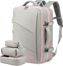 Handgepäck Rucksack Business Damen Laptop 17 Zoll Grau