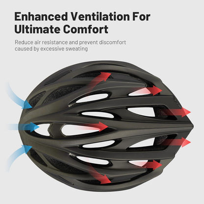 Fahrradhelm abnehmbares Innenfutter Belüftungssystem verstellbar