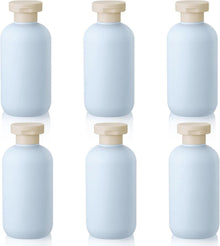 Nachfüllbare Kunststoff Reiseflaschen Set 200ml Hellblau
