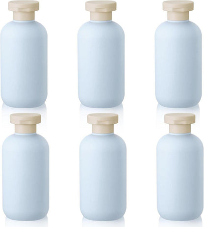 Nachfüllbare Kunststoff Reiseflaschen Set 200ml Hellblau