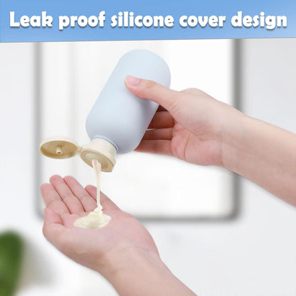 Hejo Nachfüllbare Reisebehälter Flaschen, Shampoo, Conditioner, Duschgel, Lotionen 200ml