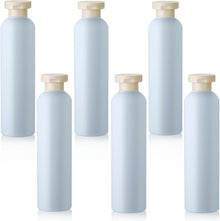 Nachfüllbare Kunststoff-Reisebehälter: 260ml Set, Hellblau