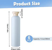 Hejo Nachfüllbare Reise-Shampoo-Flaschen 260ml Hellblau