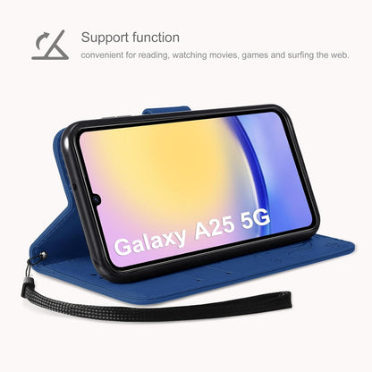 Samsung Galaxy A25 5G Lederhülle Wallet Tasche Dunkelblau