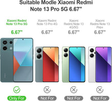 Lederhülle für Xiaomi Redmi Note 13 Pro 5G mit Wallet und