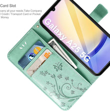 Lederhülle Kompatibel mit Samsung Galaxy A25 5G Wallet