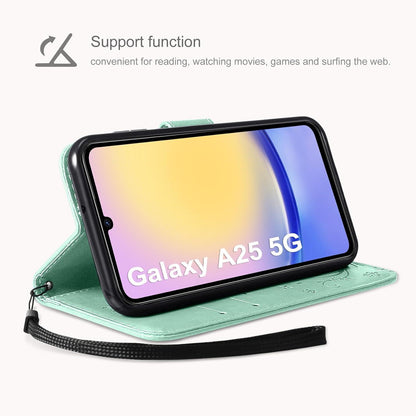 AROYI Samsung Galaxy A25 5G Lederhülle Wallet Schutzhülle Minzgrün