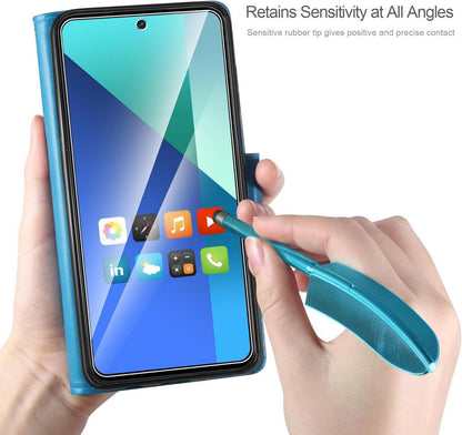 Lederhülle für Xiaomi Redmi Note 13 4G Wallet Case Blau