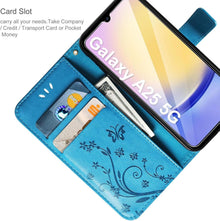 AROYI Samsung Galaxy A25 5G Lederhülle - Blau Flip Wallet