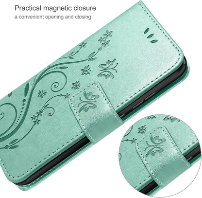 AROYI Xiaomi Redmi Note 13 4G Wallet Hülle Minzgrün