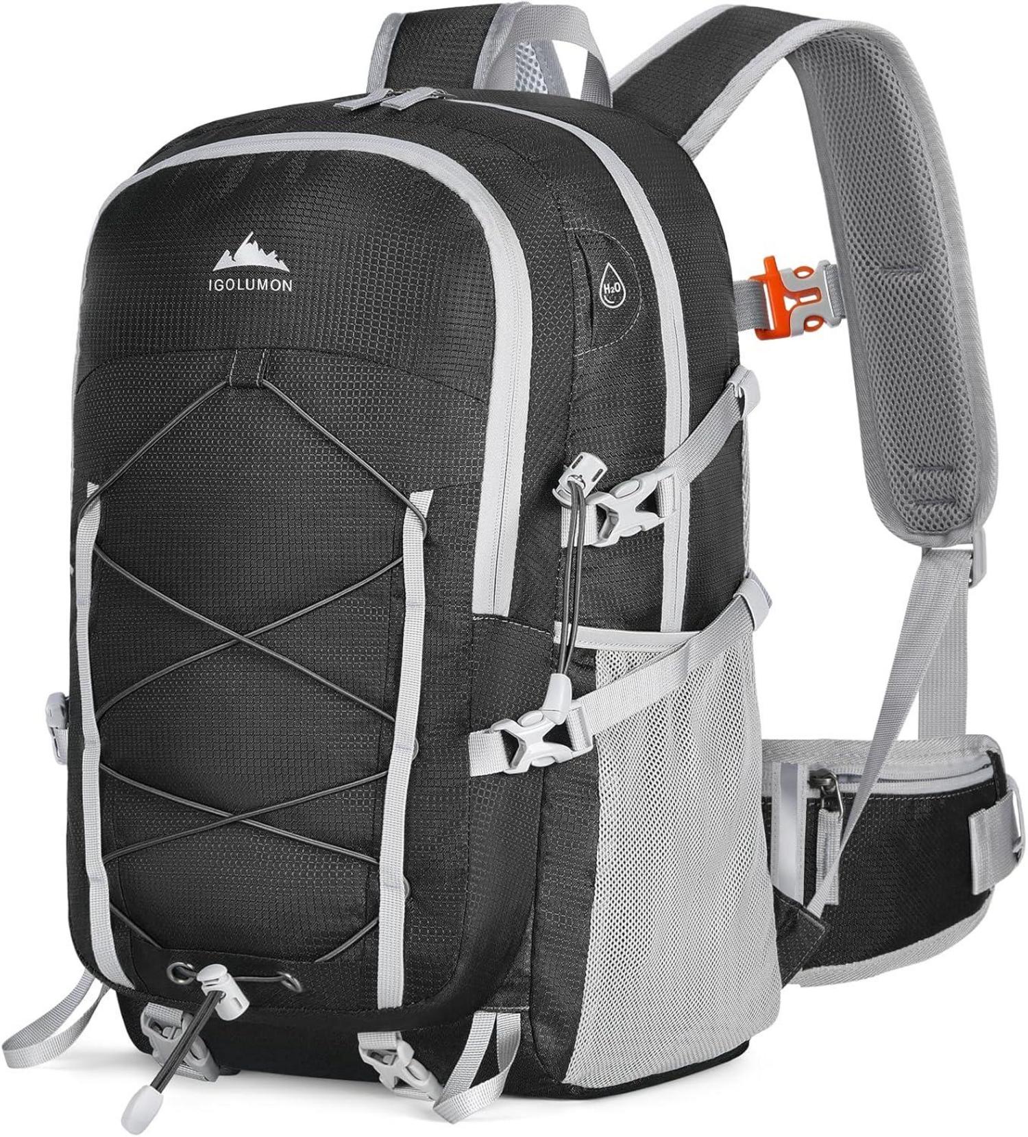 Wanderrucksack 40L Wasserdicht Leicht Groß Faltbar Trekkingrucksack