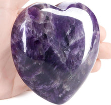 Amethyst Herz Groß Stein Kristall Lila Edelsteine Handschmeichler