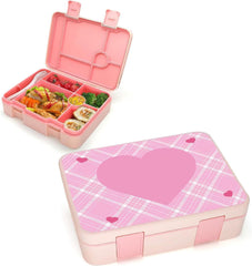 Brotdose Kinder Lunchbox mit Fächern Bento Box Mädchen Jungs Snackbox