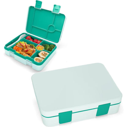 Brotdose mit Fächern für Kinder, Auslaufsicher Lunchbox