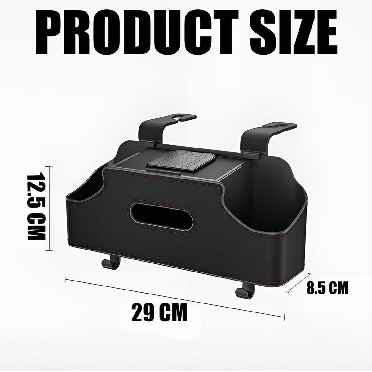 Auto Rücksitz Organizer mit Becherhaltern & Haken