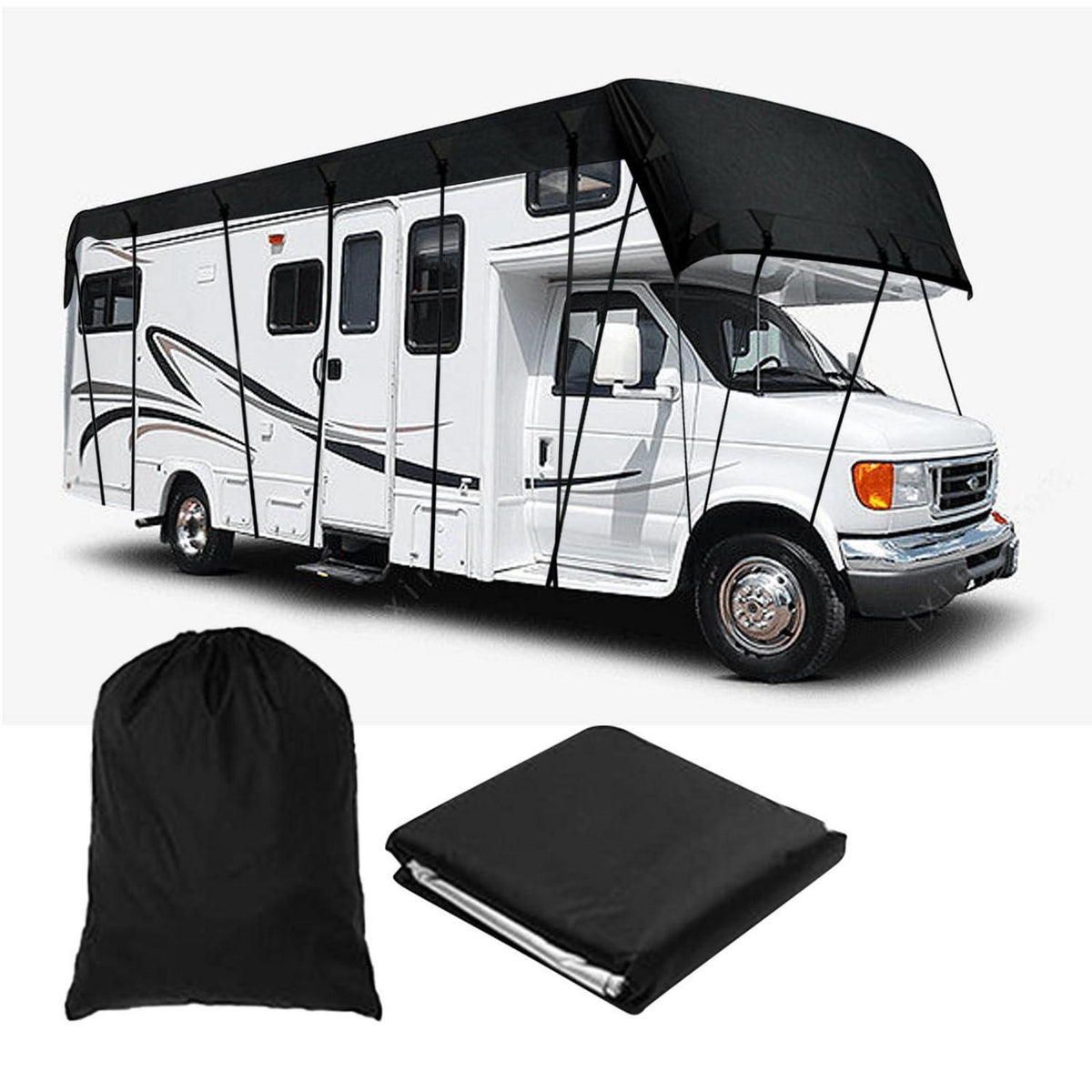 Wohnmobil Abdeckung 7.5 x 3m – Wasserdicht & UV-Schutz