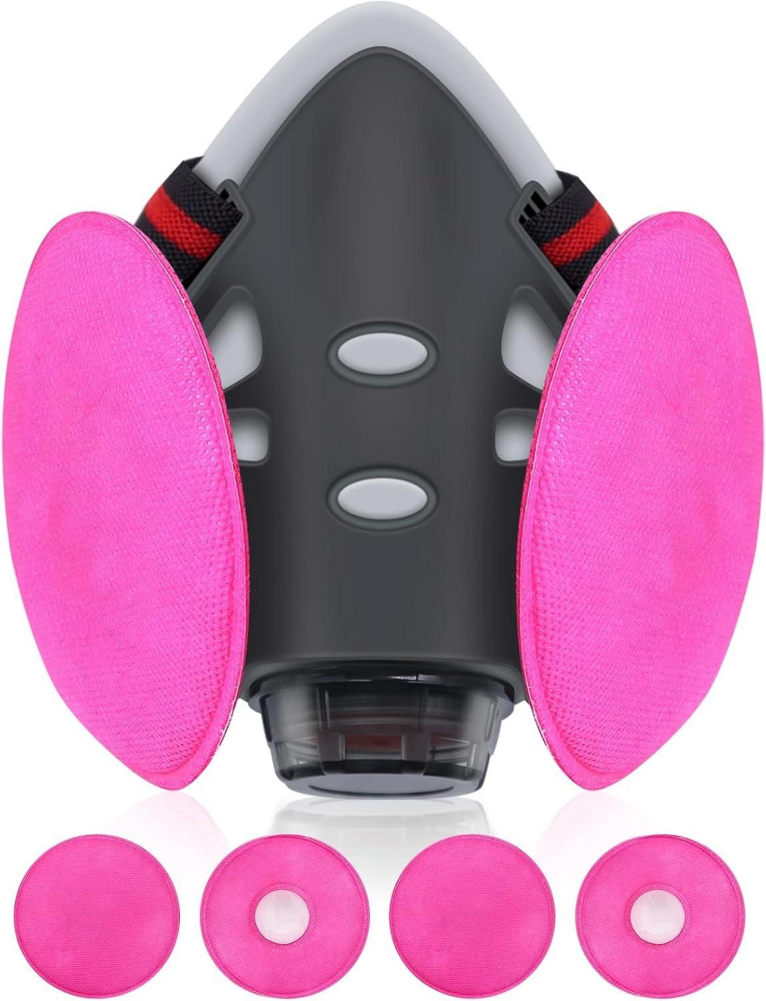 Wiederverwendbare Atemschutzmaske mit 4Pcs Filter - Für Sprühfarbe