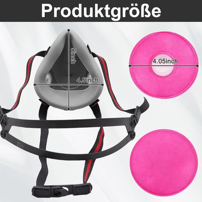 Wiederverwendbare Staubmaske mit 4 Filter - Sprühfarbe & Landwirtschaft