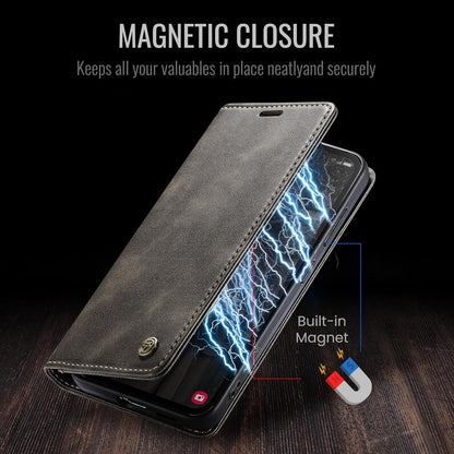 Samsung Galaxy S24 Handyhülle Leder Klapphülle Magnet