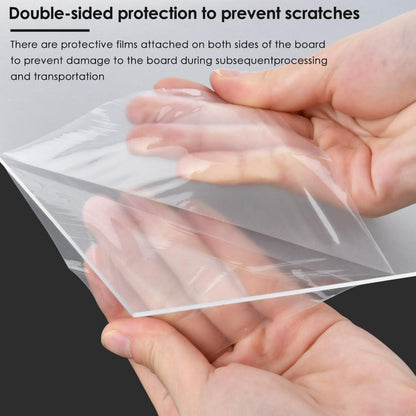 3er Set Acrylplatten A3 transparent 42x30 cm 2mm dik klar für