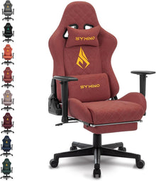 Ergonomischer Gaming Stuhl Vintage-PU-Leder Bürostuhl