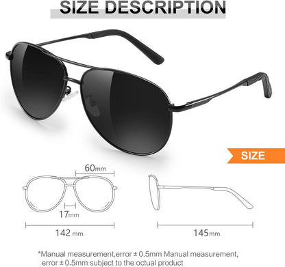 Polarisierte UV400-Schutz Unisex Sonnenbrille für Outdoor-Aktivitäten