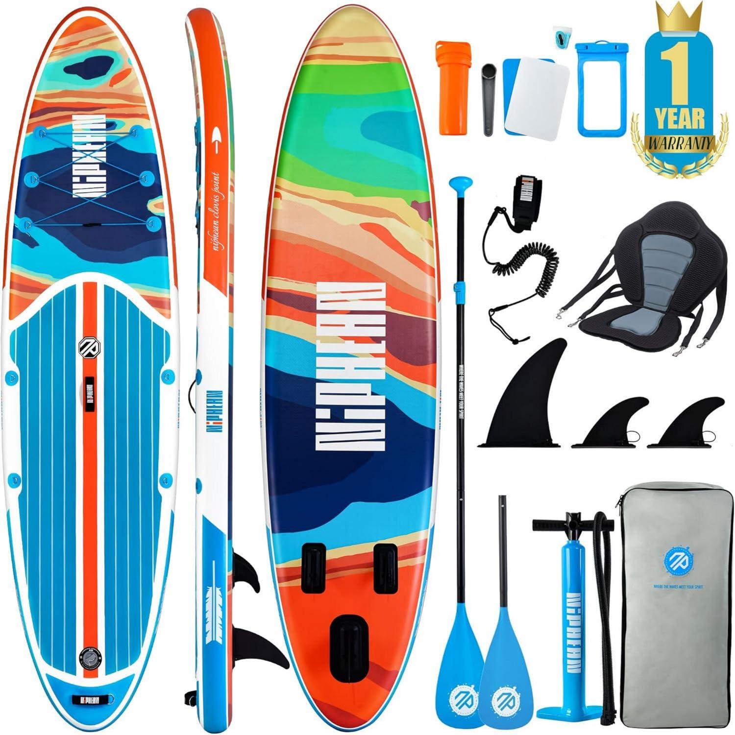 Niphean Stand up Paddle Board for Adults Inflatable SUP Board mit