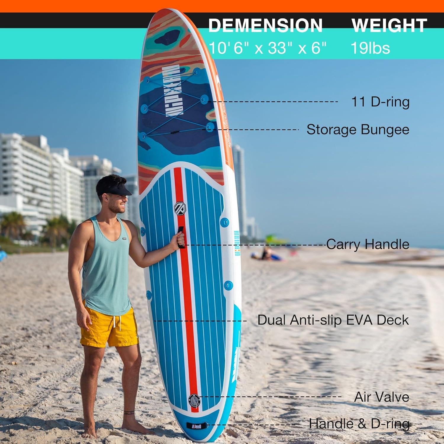 Niphean Stand up Paddle Board 320cm Inflatable SUP Zubehör