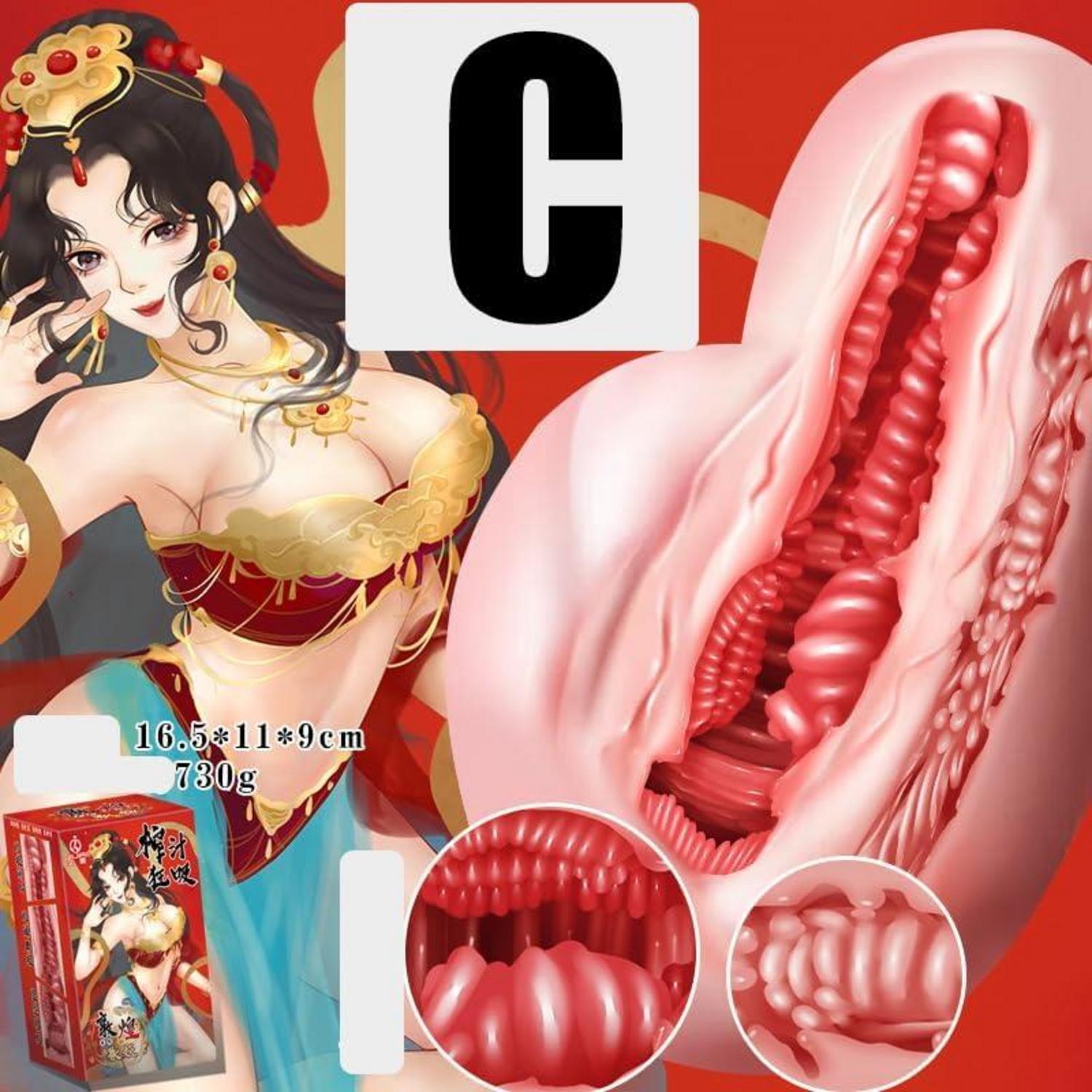 Seckoe Realistische Pocket Pussy Taschenmuschi 3D Vagina Mann Erotik Sexspielzeug