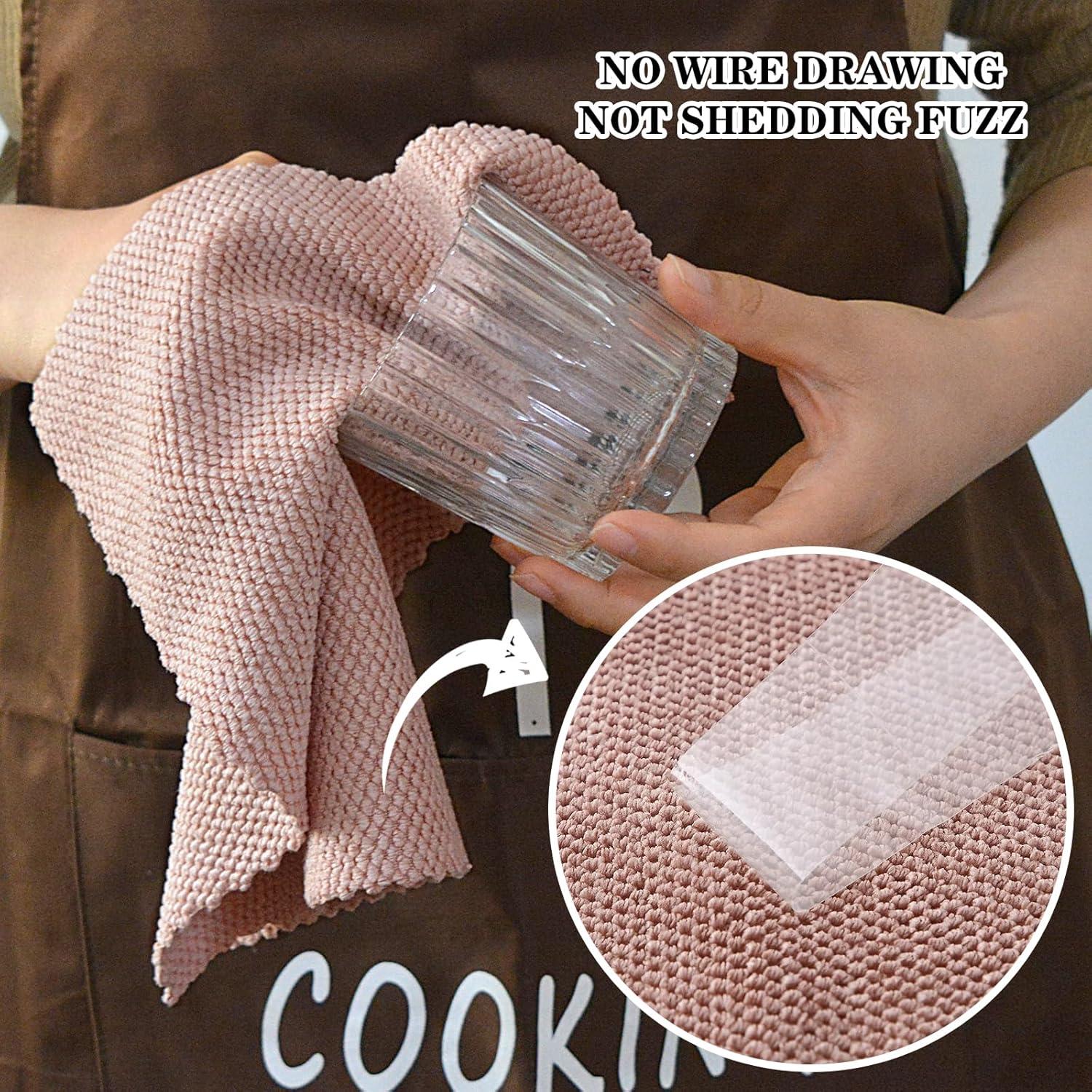 Microfibre Cleaning Cloth Dish Cloths 9Packs 30x30 cm Grey Ice Cream