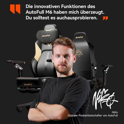 Gaming Stuhl AutoFull M6 mit 3D-Armlehnen und
