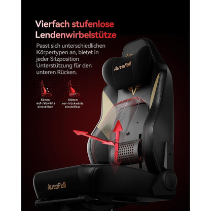 Gaming Stuhl AutoFull M6 mit 3D-Armlehnen und